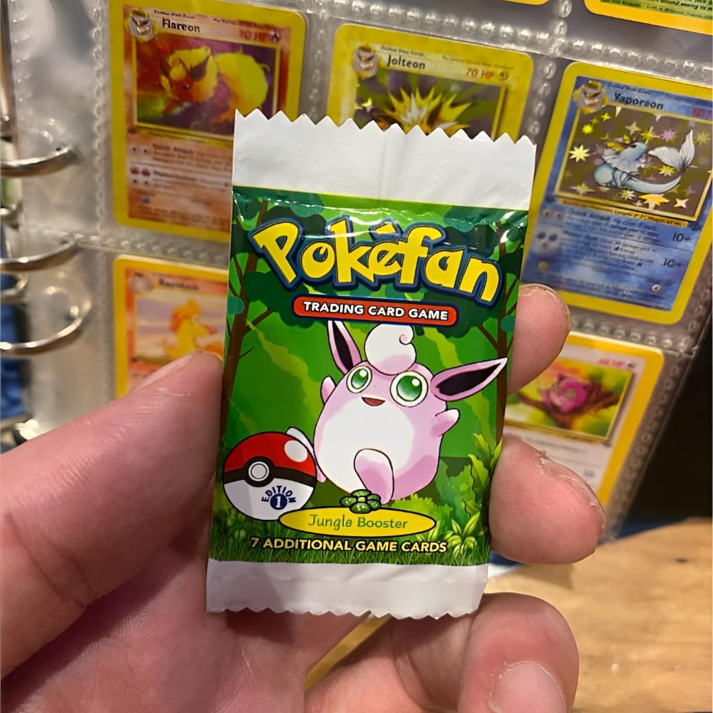 God of Cards: Pokefan Pokemon Jungle Set Booster 1st Edition Englisch Produktbild