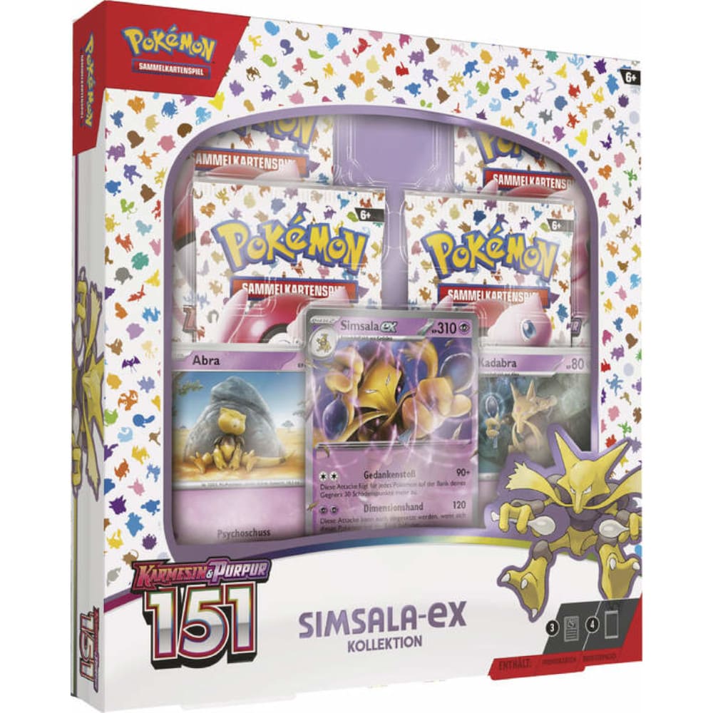 God of Cards: Pokemon 151 Kollektion Simsala EX Produktbild