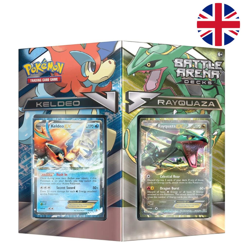 God of Cards: Pokemon Battle Arena Decks Rayquaza vs Keldeo Englisch Produktbild