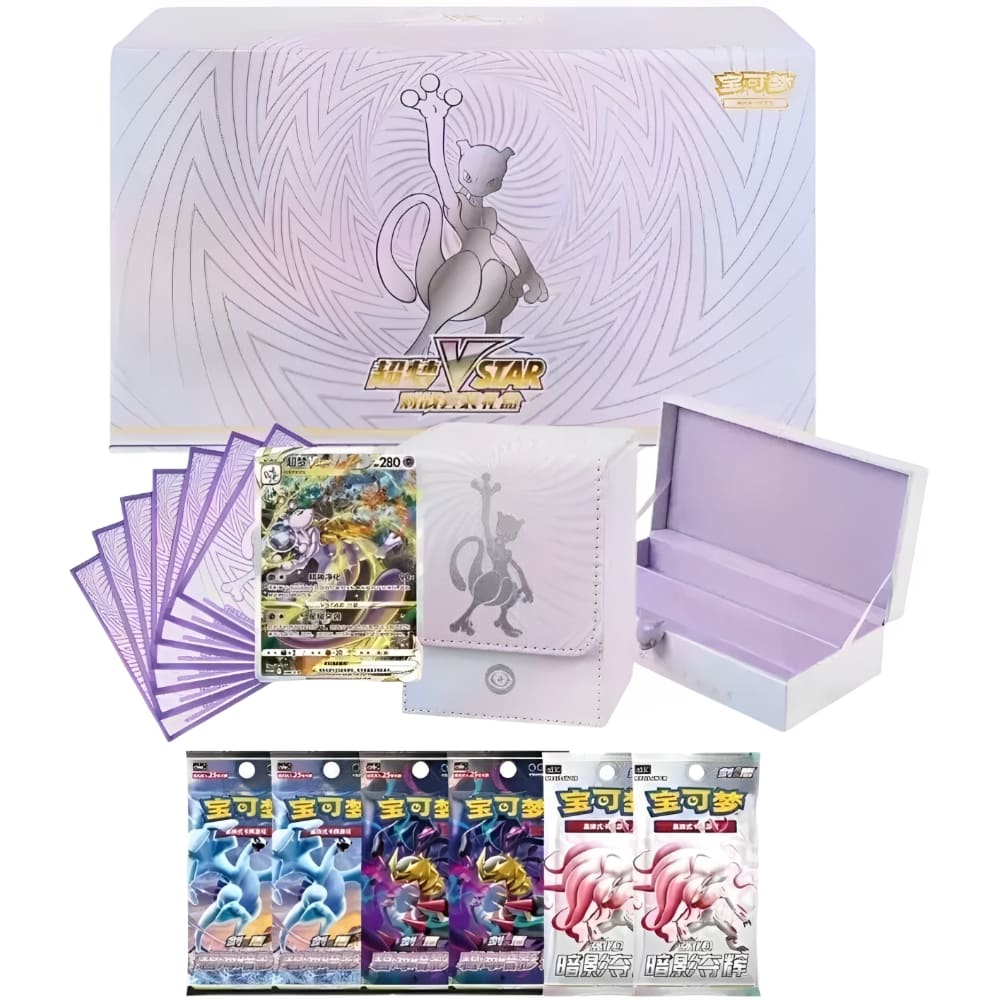 God of Cards: Pokemon Collection Set Gift Box Mewtu VSTAR S-Chinesisch Produktbild 1