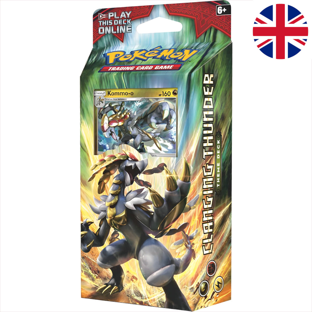 God of Cards: Pokemon Crimson Invasion Clanging Thunder Theme Deck Produktbild