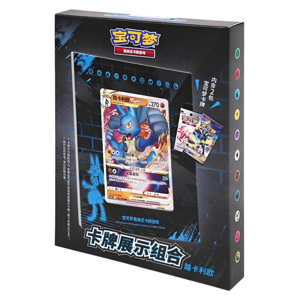God of Cards: Pokemon Display Set Lucario S-Chinesisch Produktbild