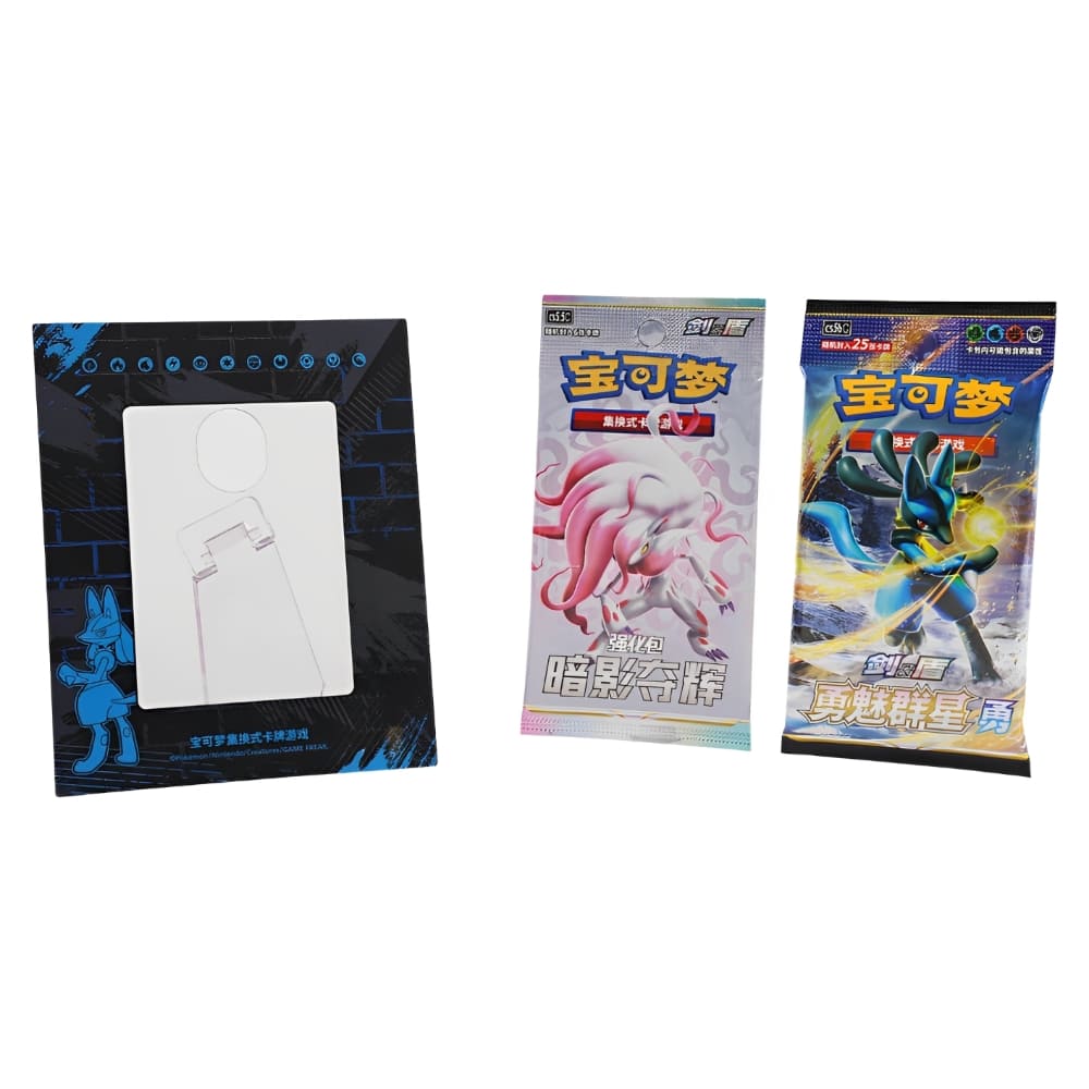 God of Cards: Pokemon Display Set Lucario S-Chinesisch Produktbild 1