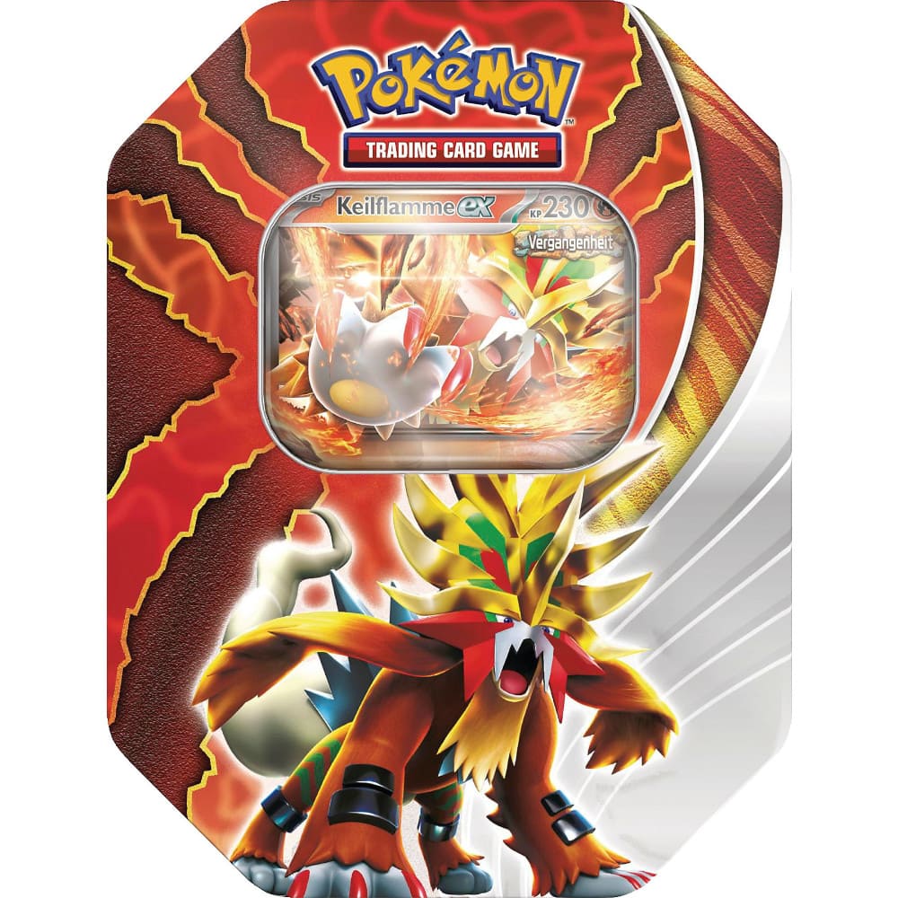 Achetez Pokémon Fall Tin 2024 Paradox Fates Wedge Flame ex