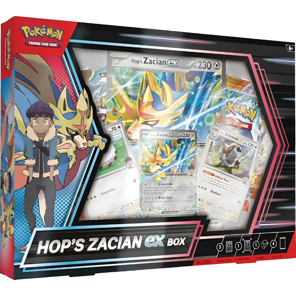 God of Cards: Pokemon Hop's Zacian ex Box Produktbild