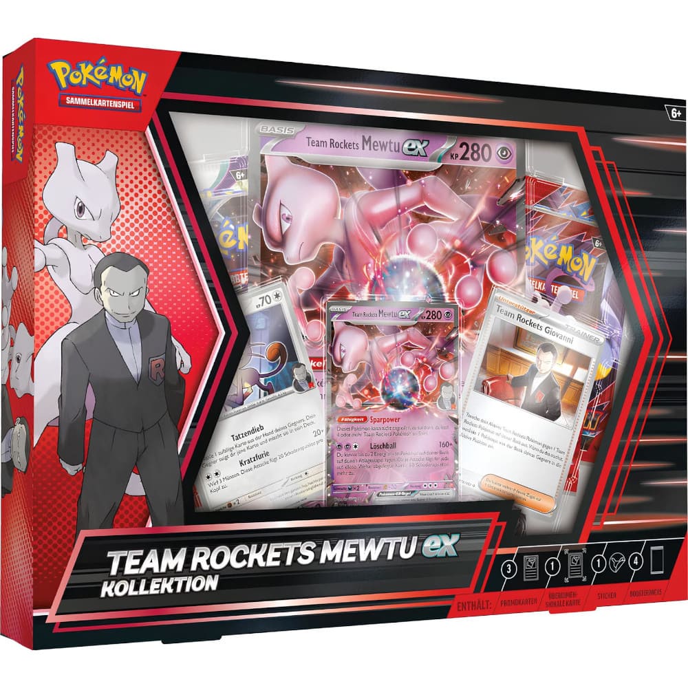 God of Cards: Pokemon Kollektion Team Rockets Mewtu ex Produktbild