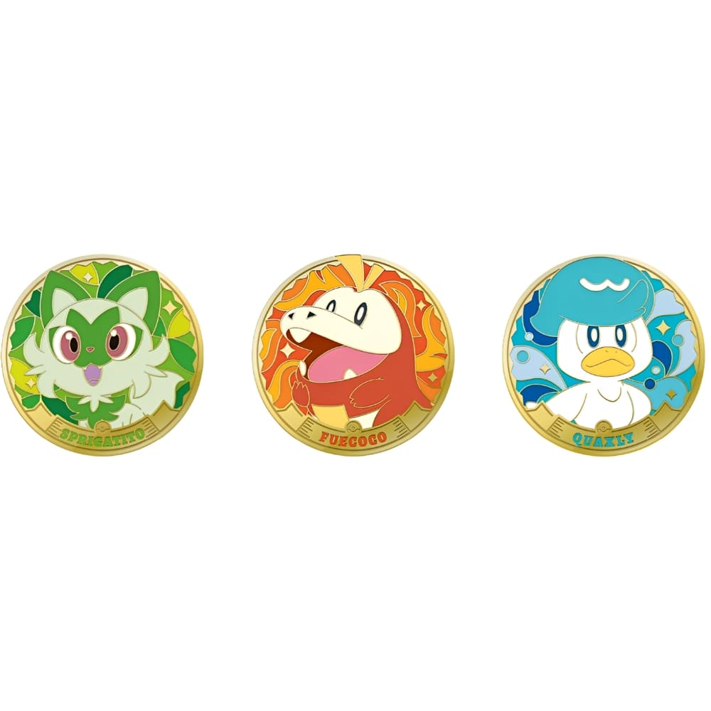 God of Cards: Pokemon Magnetic Coin Set Paldea S-Chinesisch Inhalt 2