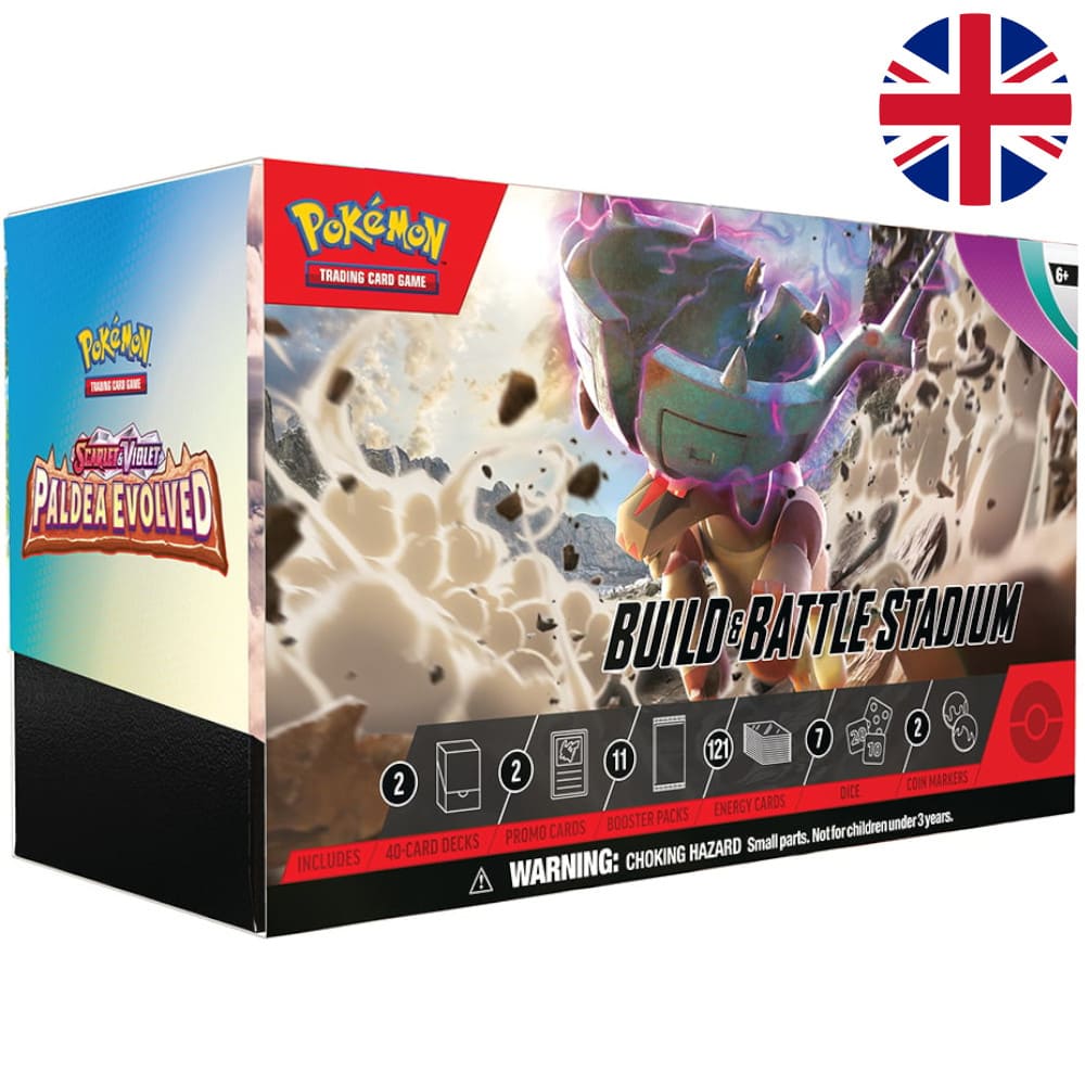 God of Cards: Pokemon Paldea Evolved Build & Battle Stadium Box Produktbild