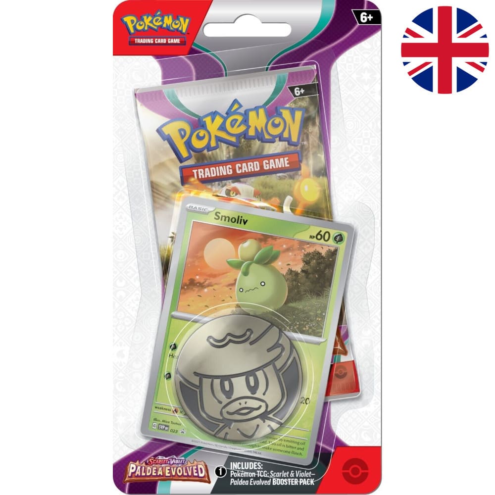 God of Cards: Pokemon Paldea Evolved Checklane Blister Smoliv Produktbild