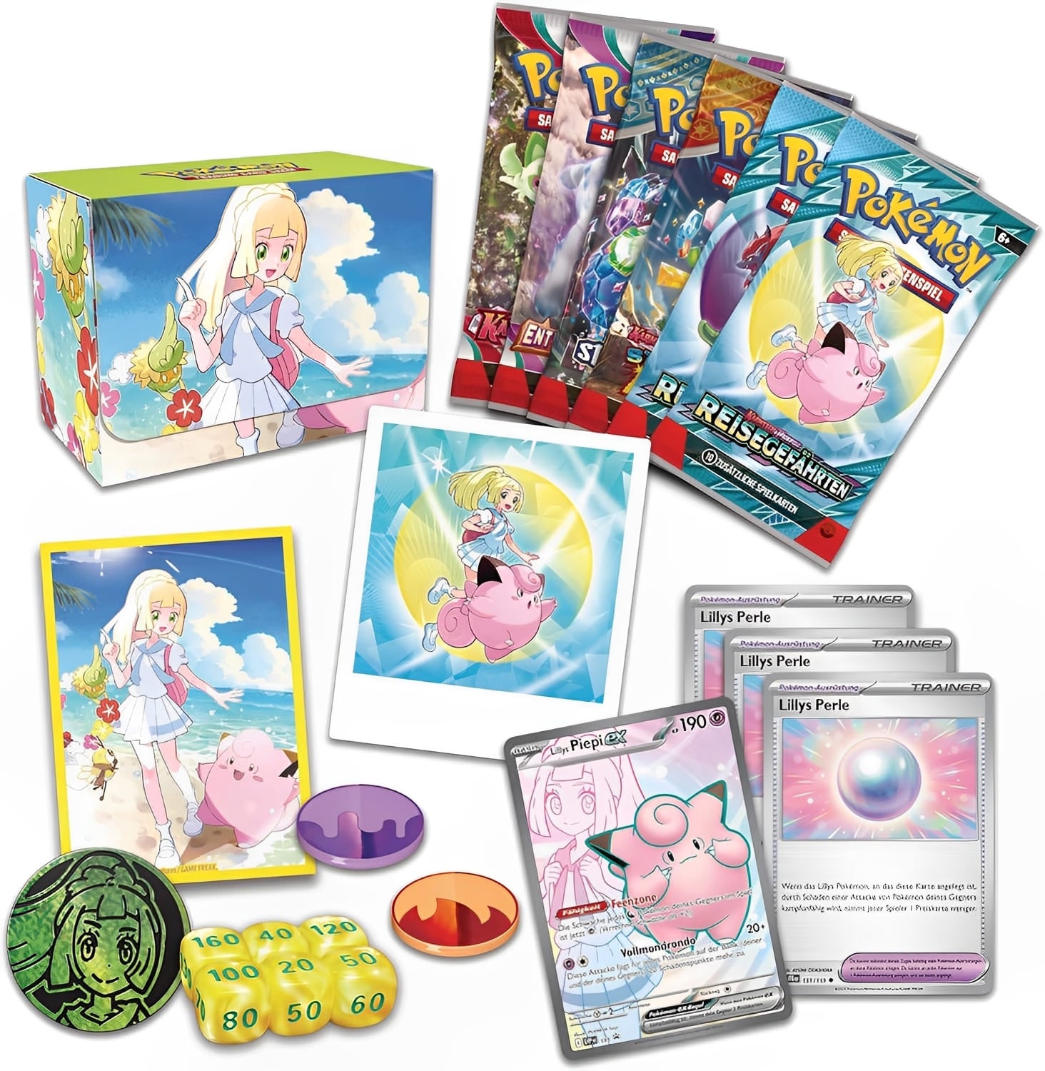 God of Cards: Pokemon Premium-Turnier Kollektion Lilly Inhalt