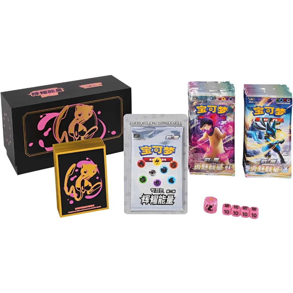 God of Cards: Pokemon Radiant Energy Gift Box Mew S-Chinesisch Inhalt