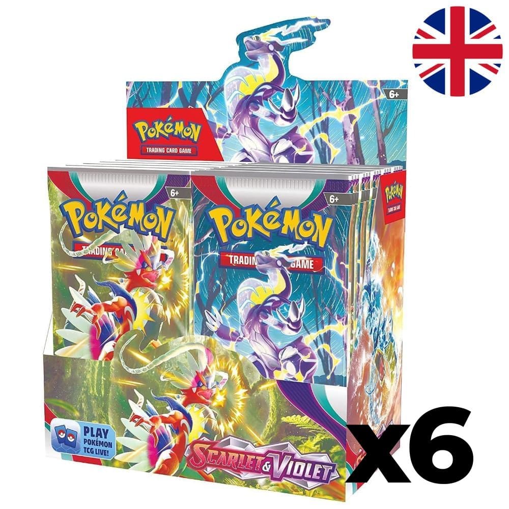 Pokemon <br> Scarlet & Violet <br> Case (6 Displays) - God Of Cards