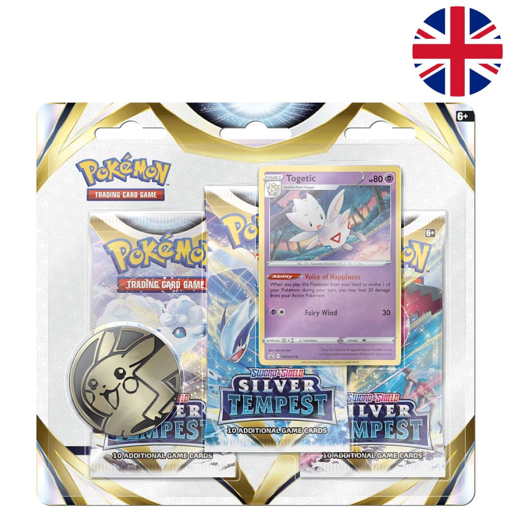 God of Cards: Pokemon Silver Tempest 3-Pack Blister Togetic Produktbild