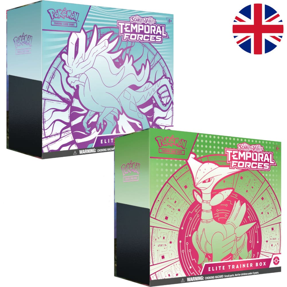 God of Cards: Pokemon Temporal Forces Elite Trainer Box Walking Wake  Iron Leaves Produktbild