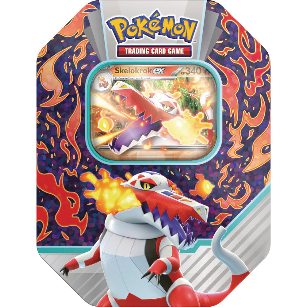 Pokemon Tin Box Skelokrok EX buy now Pokemon Tin Box Skelokrok EX buy now