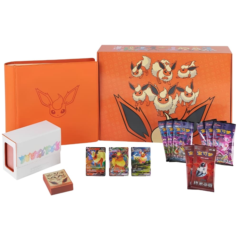 God of Cards Pokemon VMAX Gift Box Flamara S-Chinesisch Produktbild 1