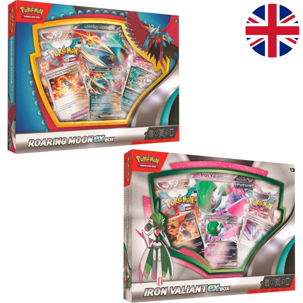 God of Cards: Pokemon Paradox Rift EX Box Roaring Moon  Iron Valiant Produktbild