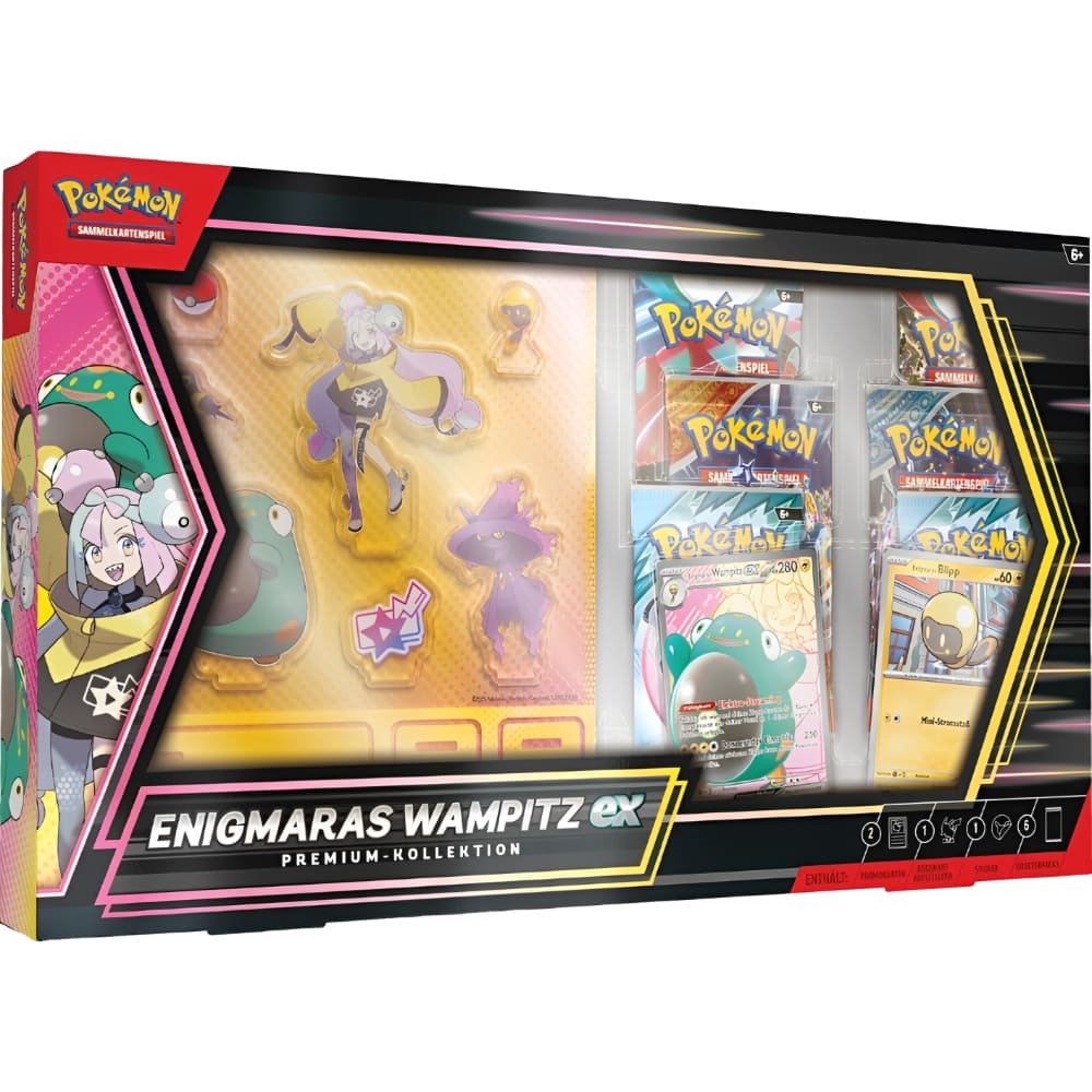 God of Cards: Pokemon Premium-Kollektion Enigmaras Wampitz ex Produktbild