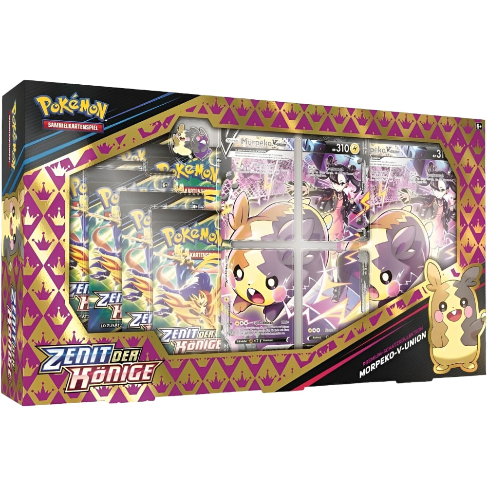 God of Cards: Pokemon Zenit der Könige Premium-Schatzkollektion Morpeko-V-UNION Produktbild