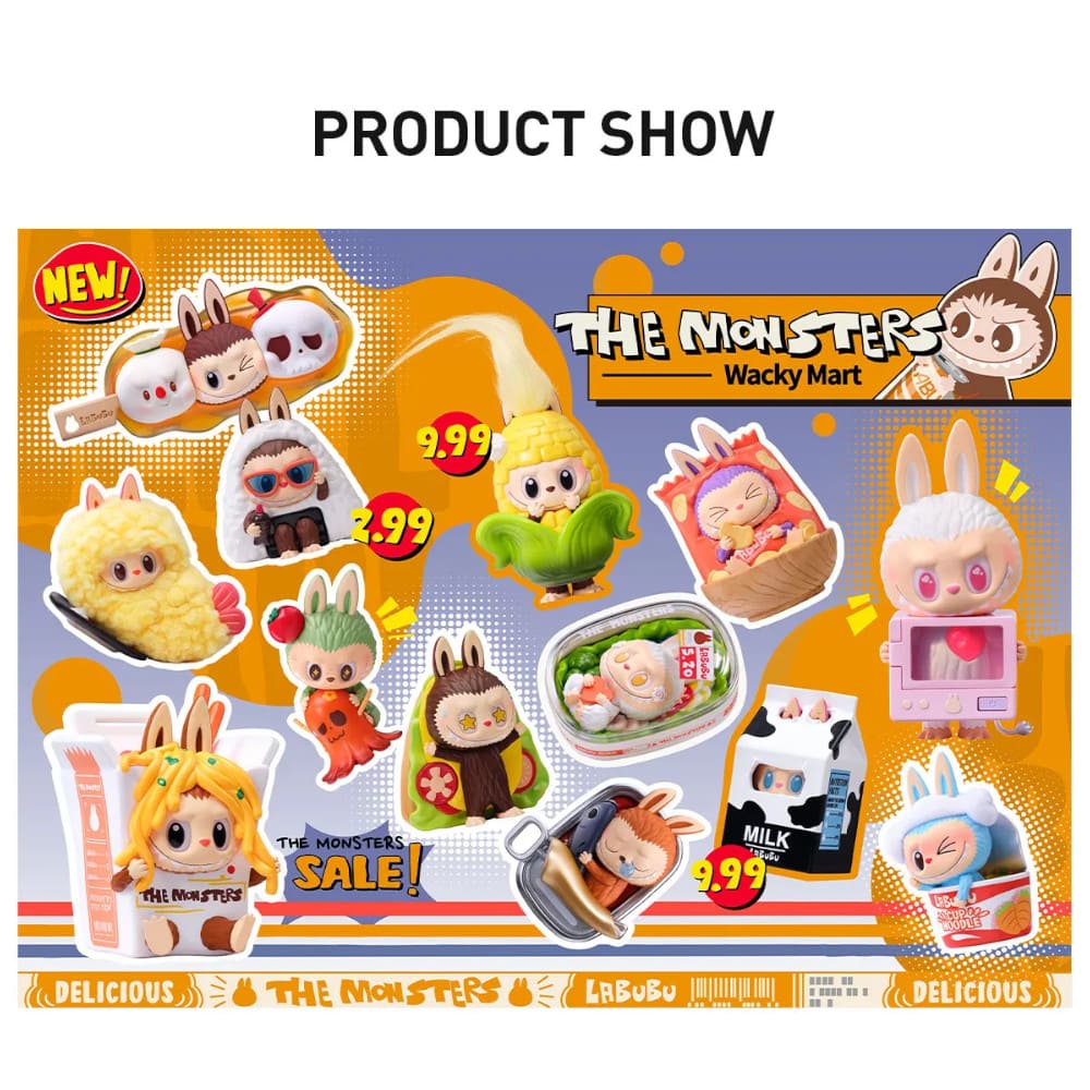 God of Cards: Pop Mart Labubu The Monsters Wacky Mart Series Produktbild 3