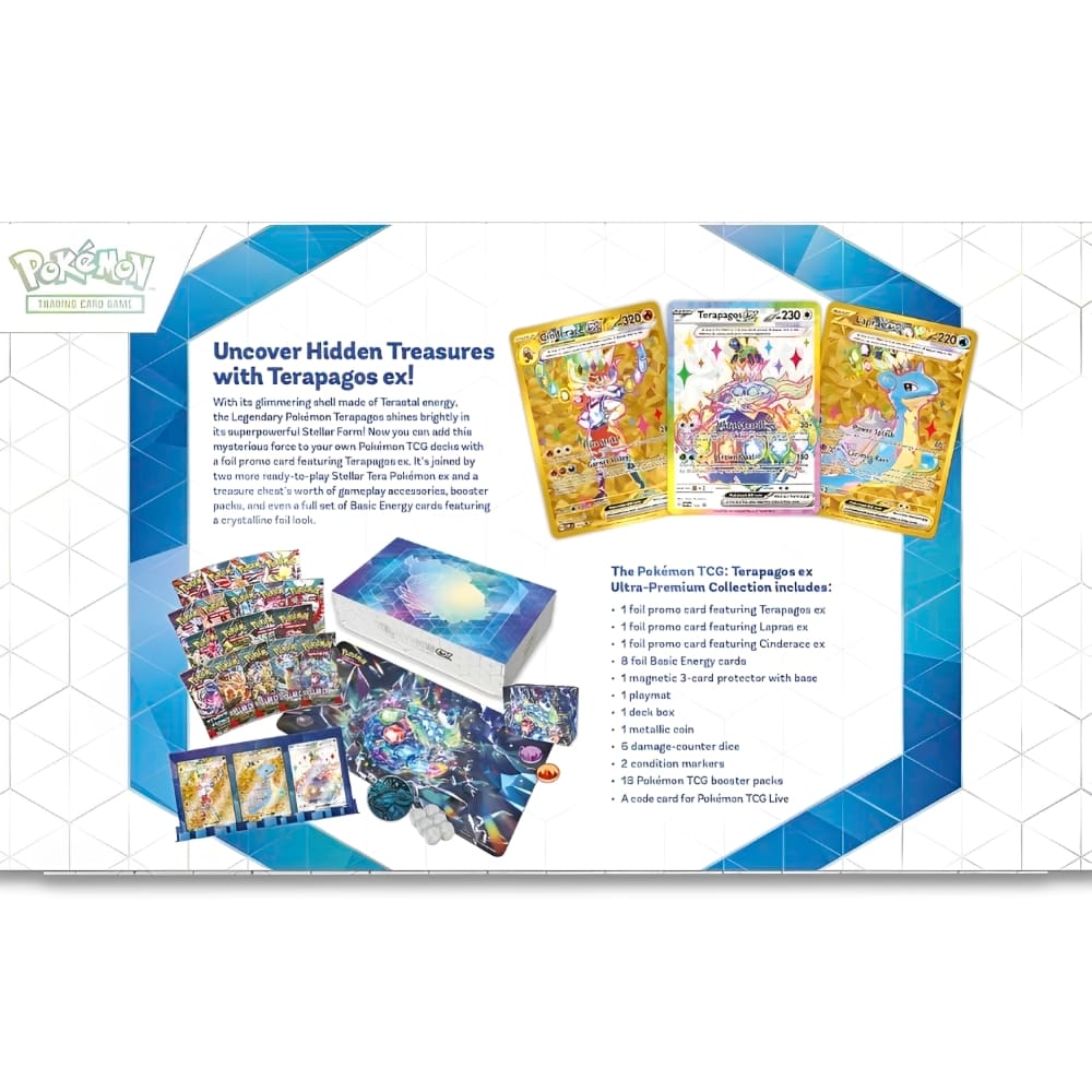 God of Cards: Ultra-Premium Collection Terapagos ex Rückseite Produktbild