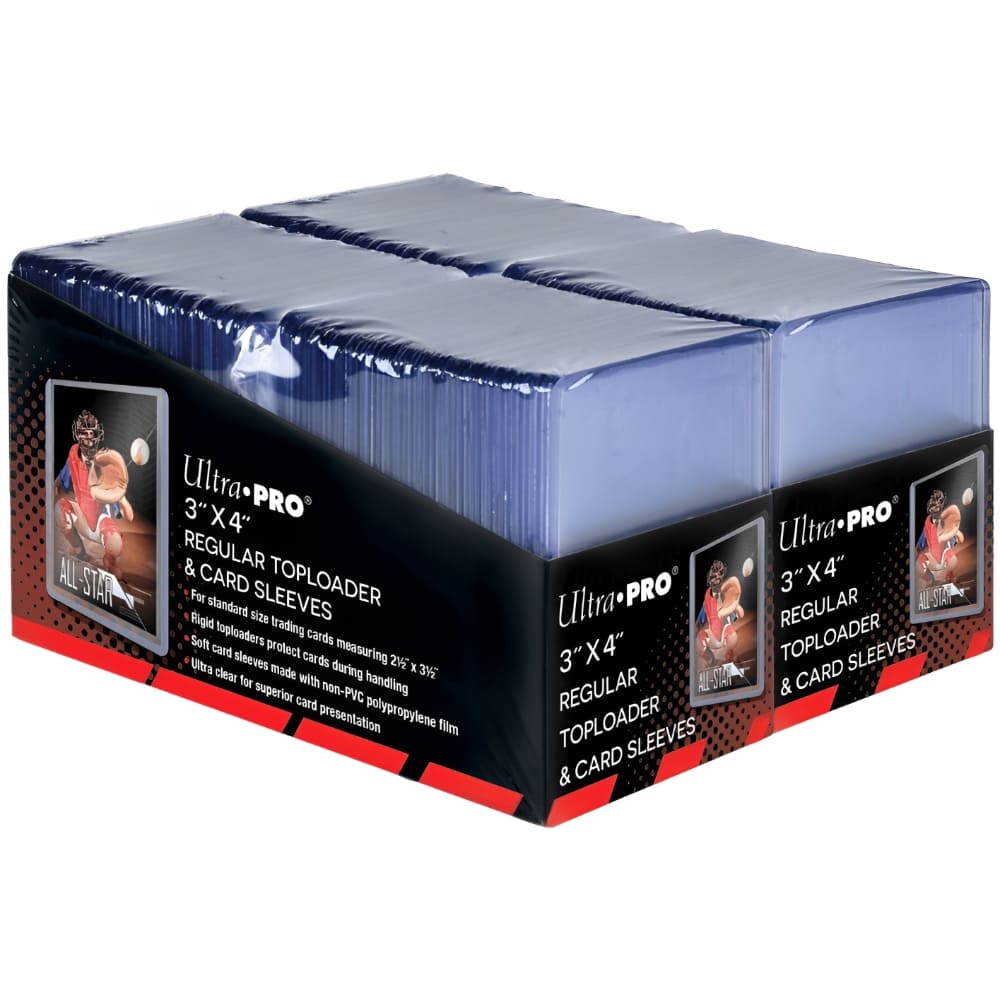 God of Cards: Ultra Pro Toploader + Sleeves Bundle 3 x 4 Regular 200 Stück Produktbild