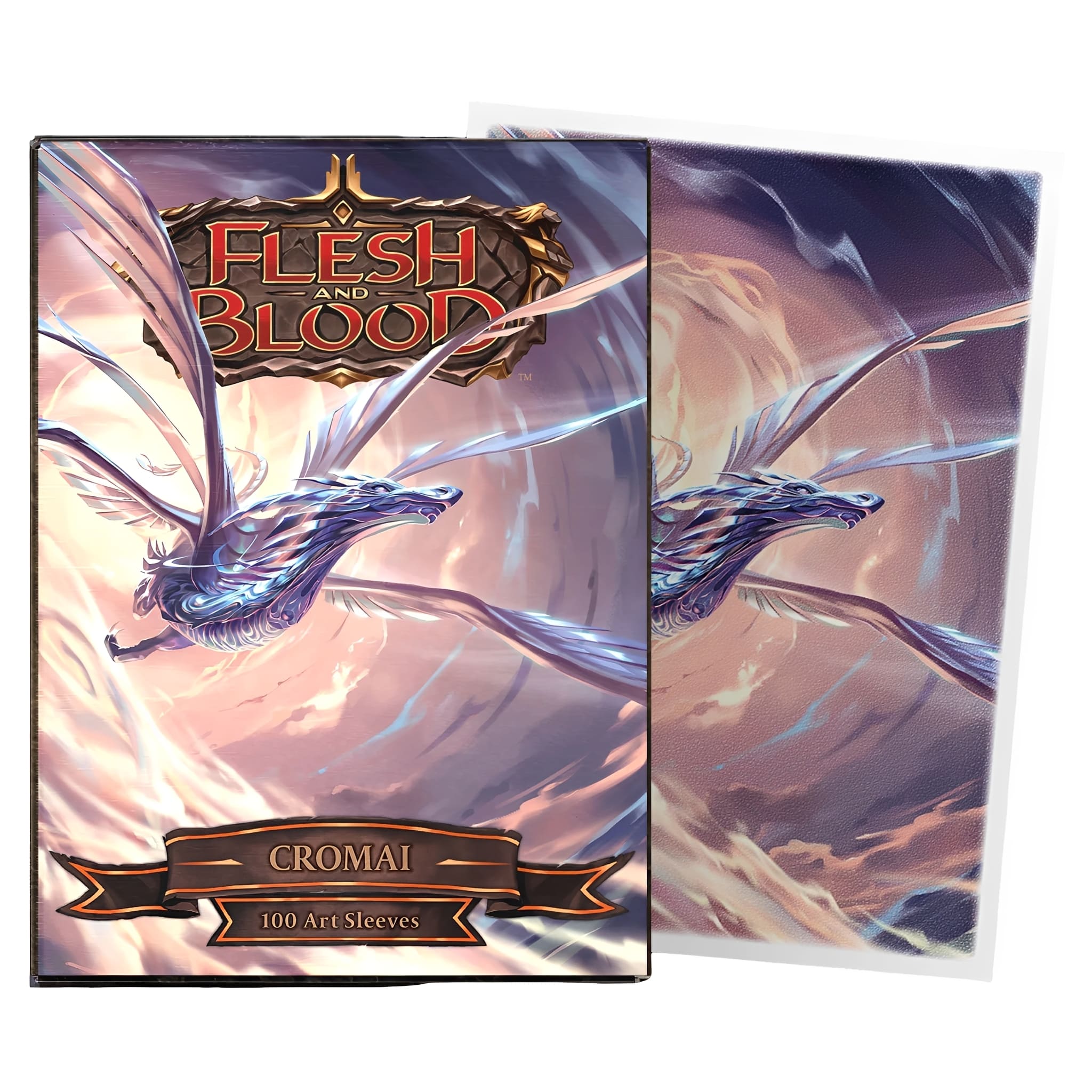 Dragon Shield Standard Size Matte Dual Art Sleeves Flesh & Blood 100 Count