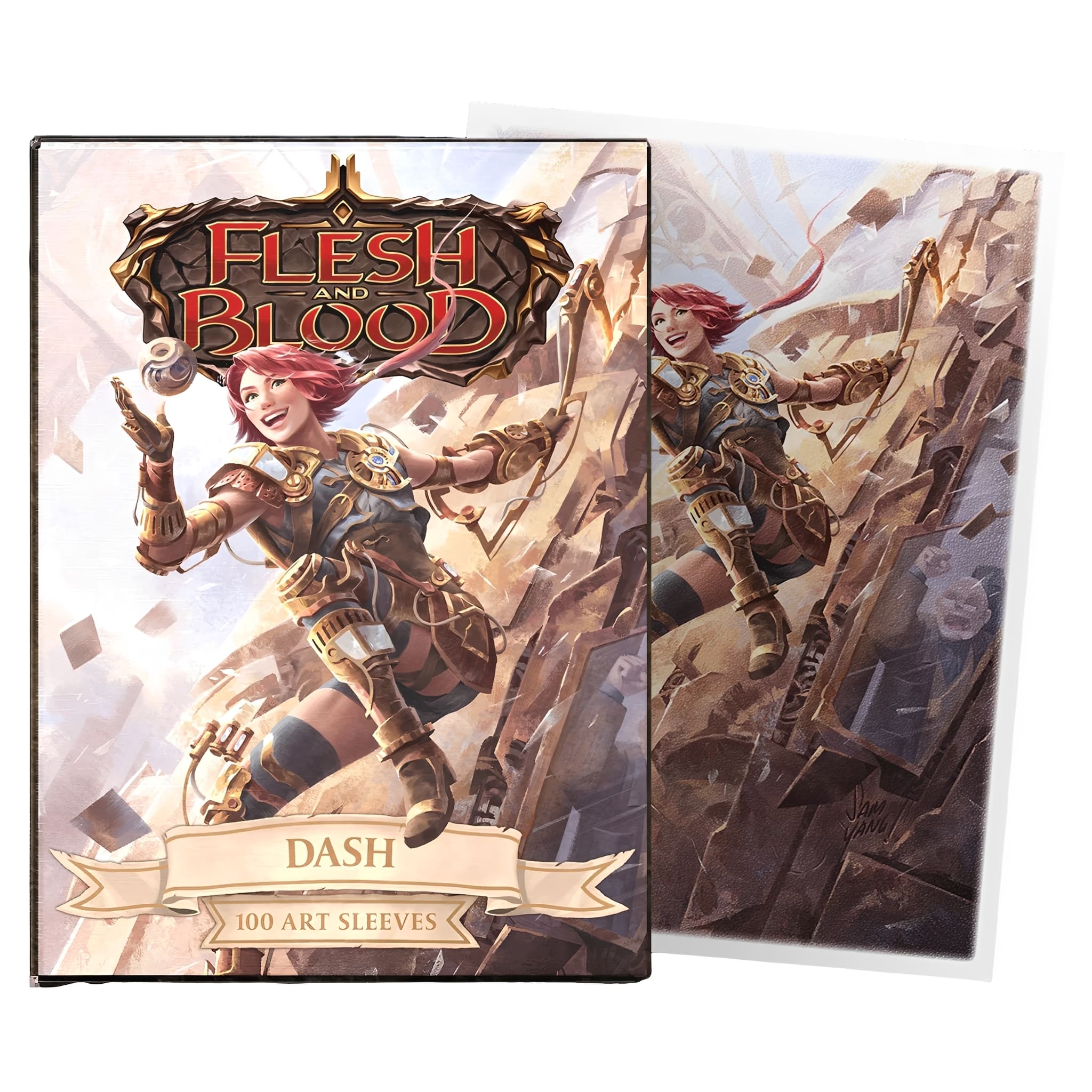 Dragon Shield Standard Size Matte Dual Art Sleeves Flesh & Blood 100 Count