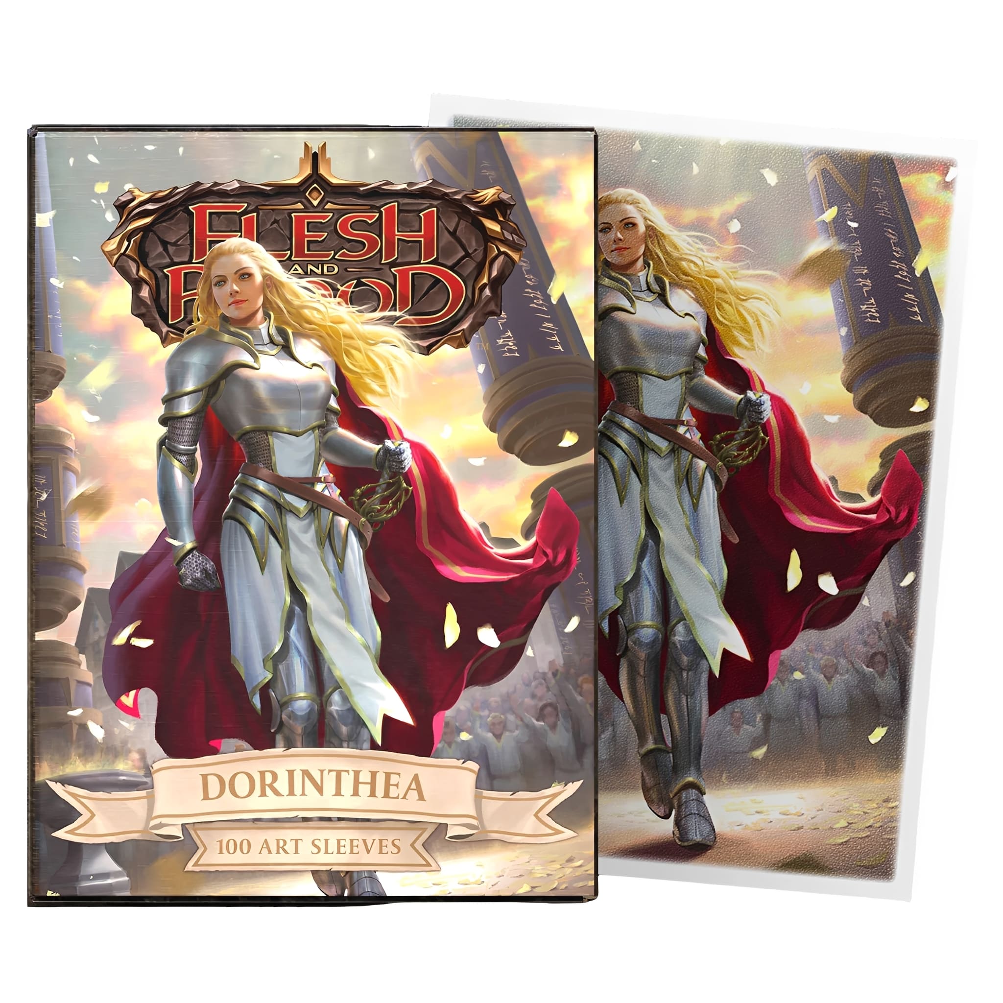 Dragon Shield Standard Size Matte Dual Art Sleeves Flesh & Blood 100 Count