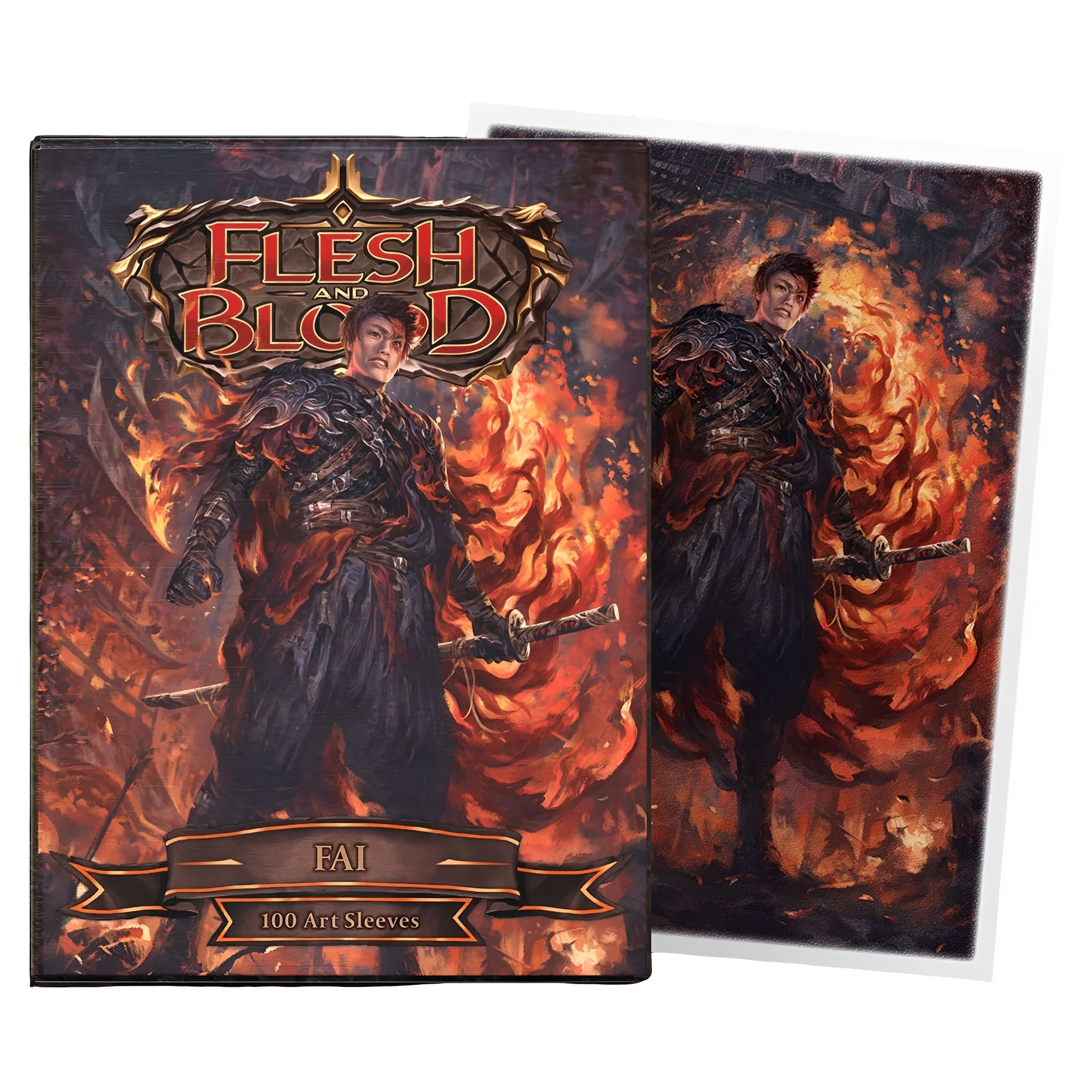 Dragon Shield Standard Size Matte Dual Art Sleeves Flesh & Blood 100 Count