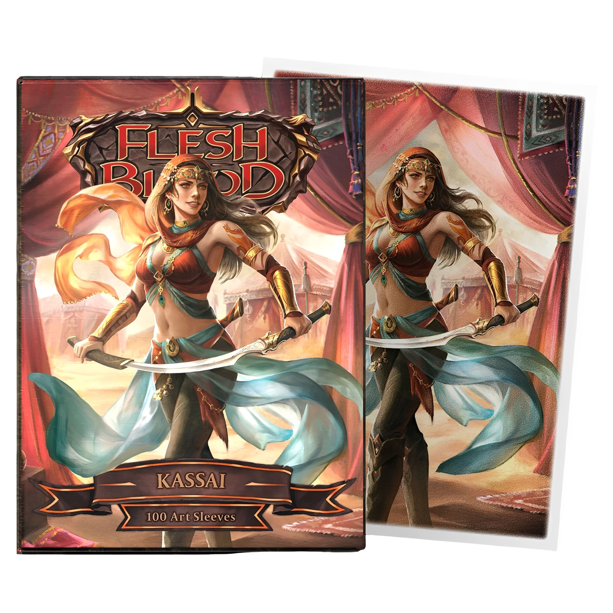 Dragon Shield Standard Size Matte Dual Art Sleeves Flesh & Blood 100 Count