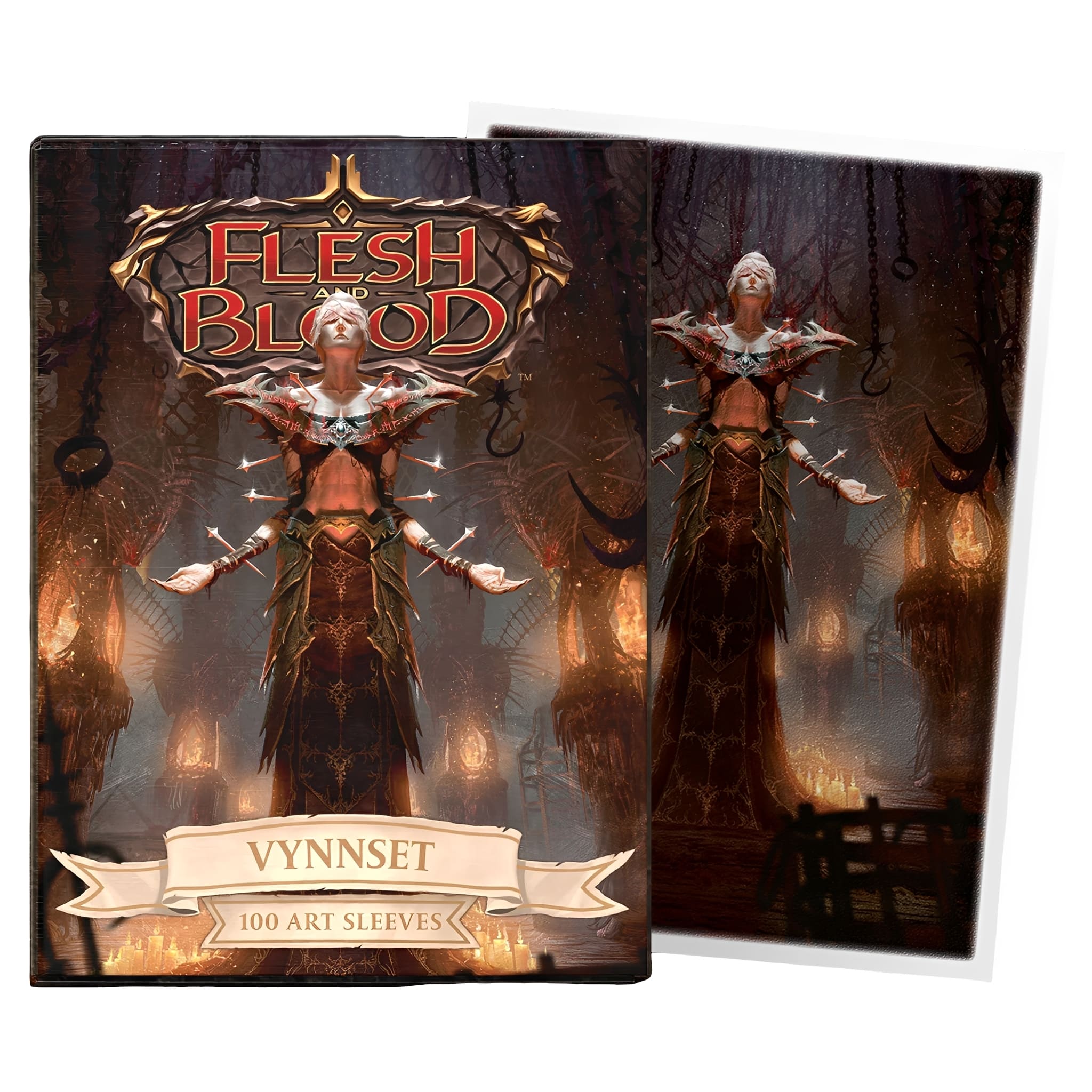 Dragon Shield Standard Size Matte Dual Art Sleeves Flesh & Blood 100 Count