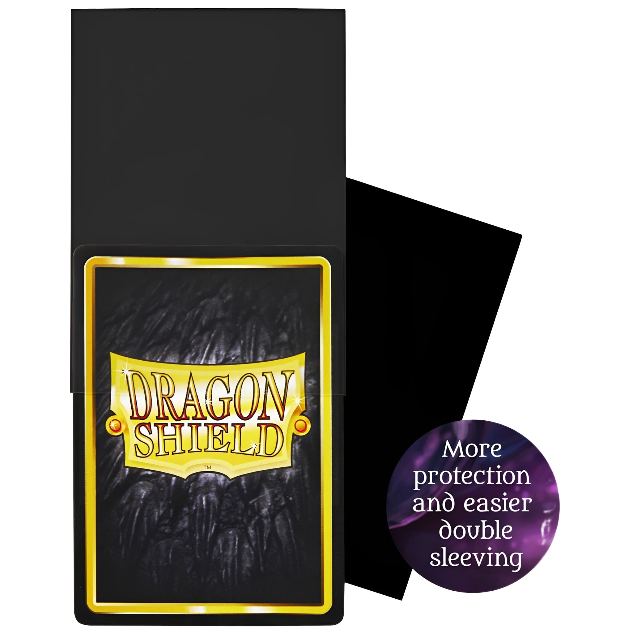 Dragon Shield Standard Size Perfect Fit Thick Inner Sleeves 100 Stück Black