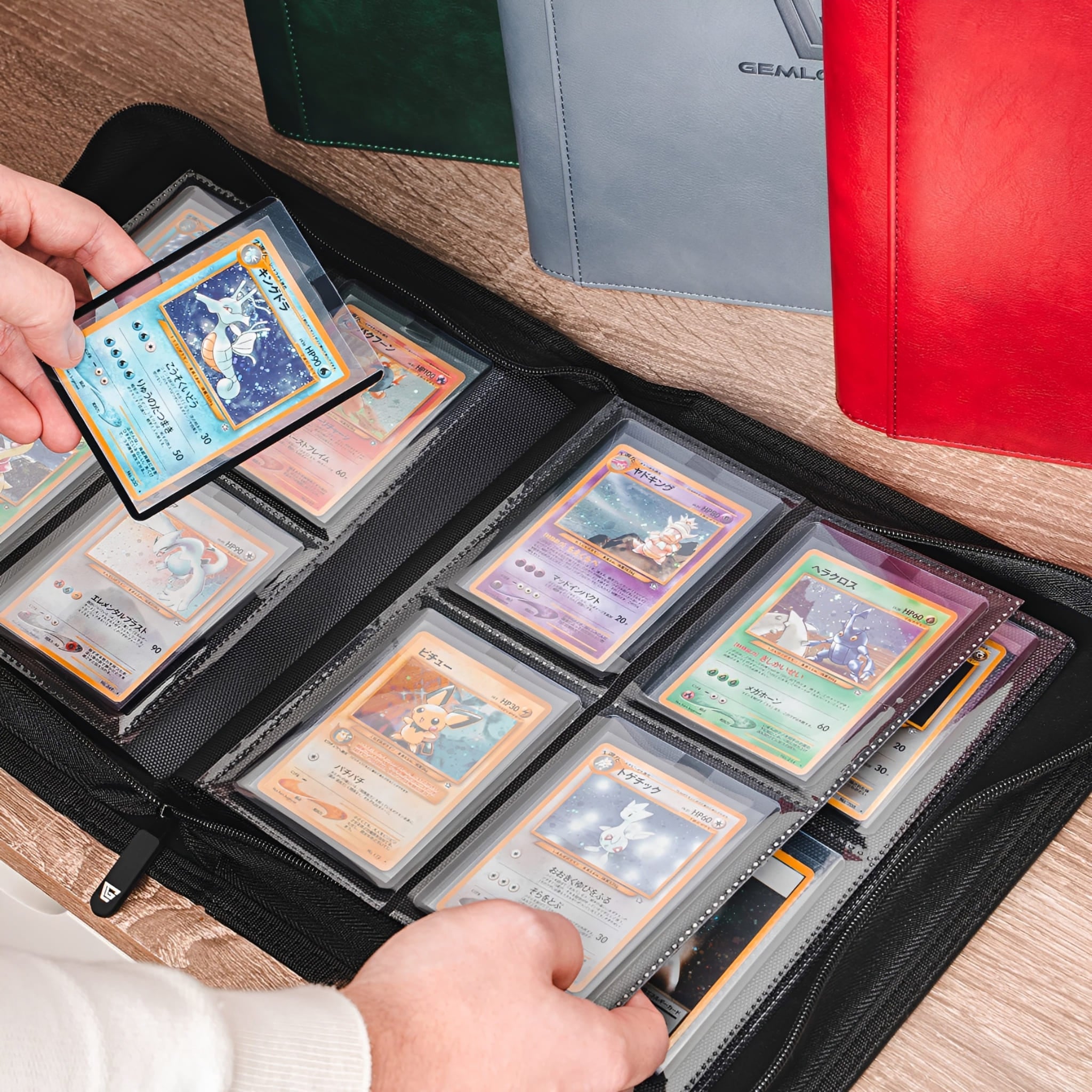 Gemloader 3"x4" Toploader Binder 4-Pocket 112 Cards