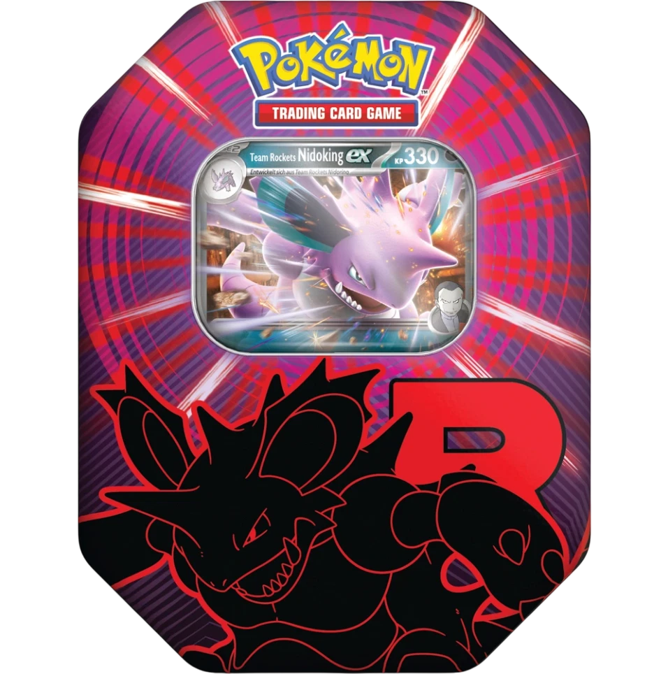 Tin Box Pokémon Team Rocket Nidoking ex