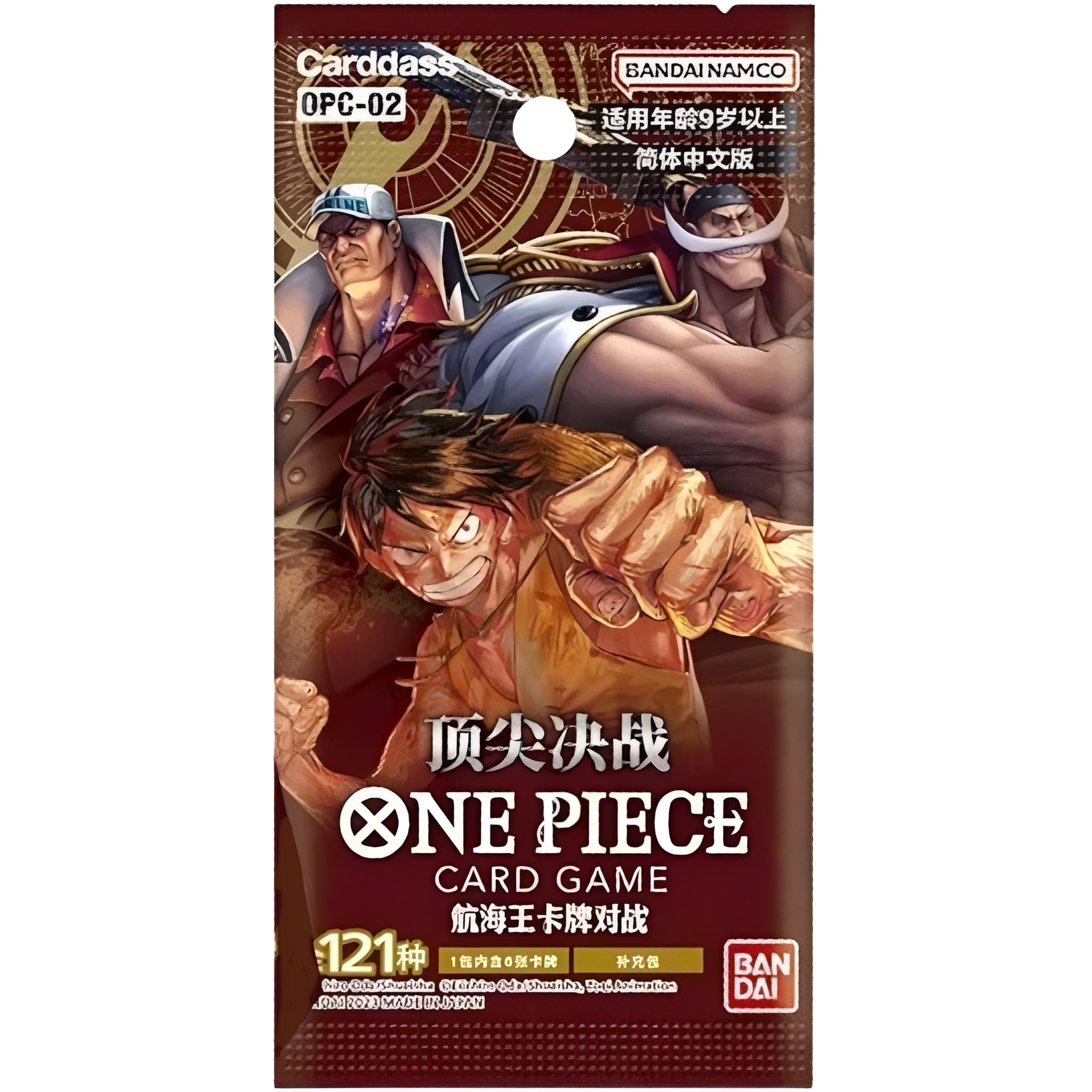 One Piece <br> OPC-02 Paramount War <br> Booster <br> S-Chinesisch