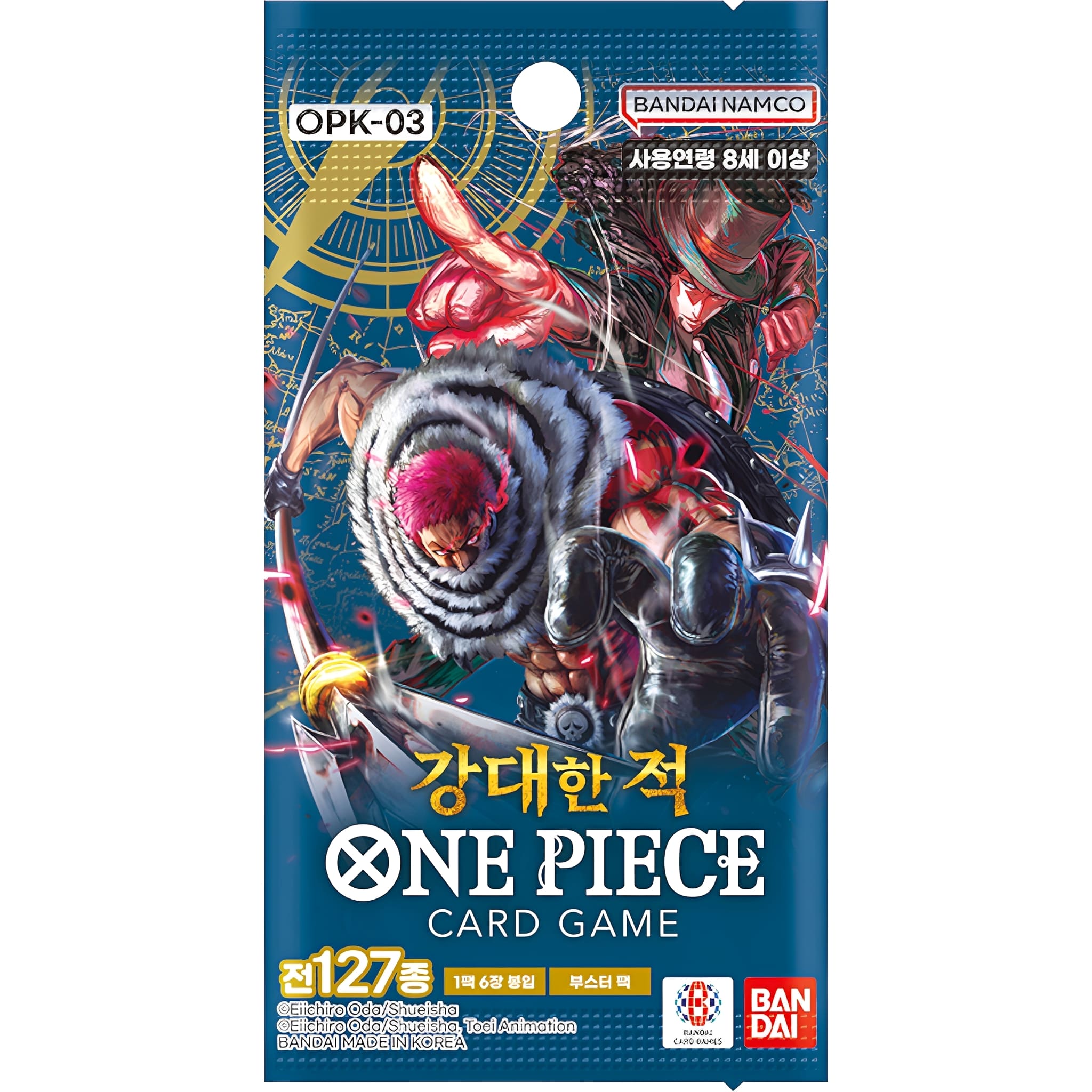 One Piece <br> OPK-03 Pillars of Strength <br> Booster <br> Koreanisch