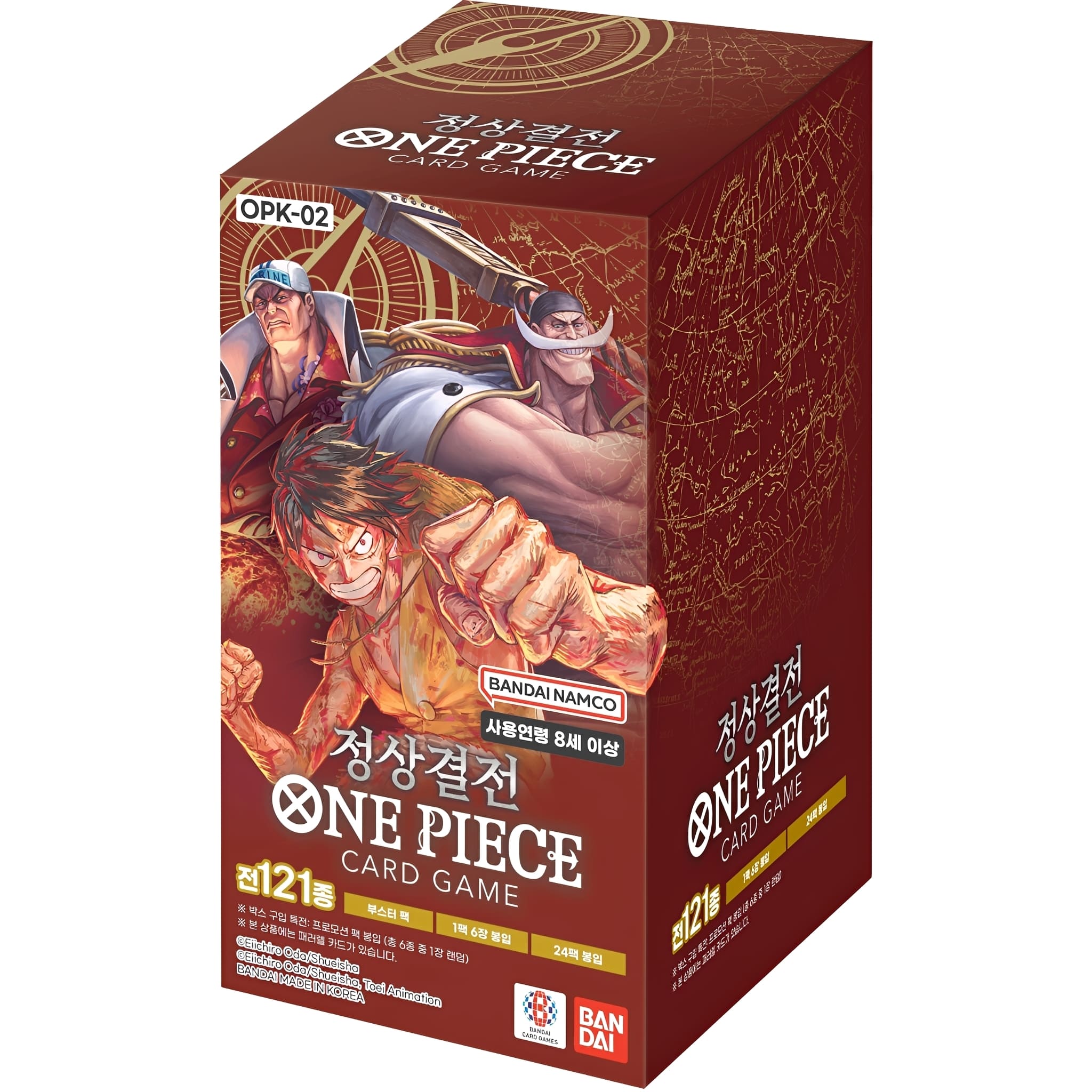 One Piece <br> Vojna na vrchole <br> 24-dielny displej <br> Kórejský