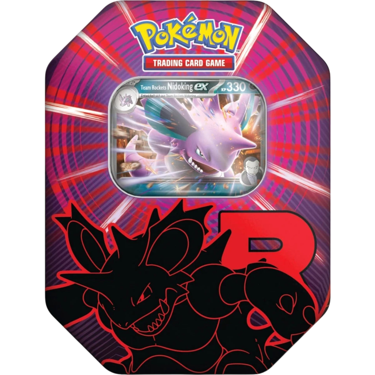 Pokémon Team Rocket's Nidoking ex Tin Box