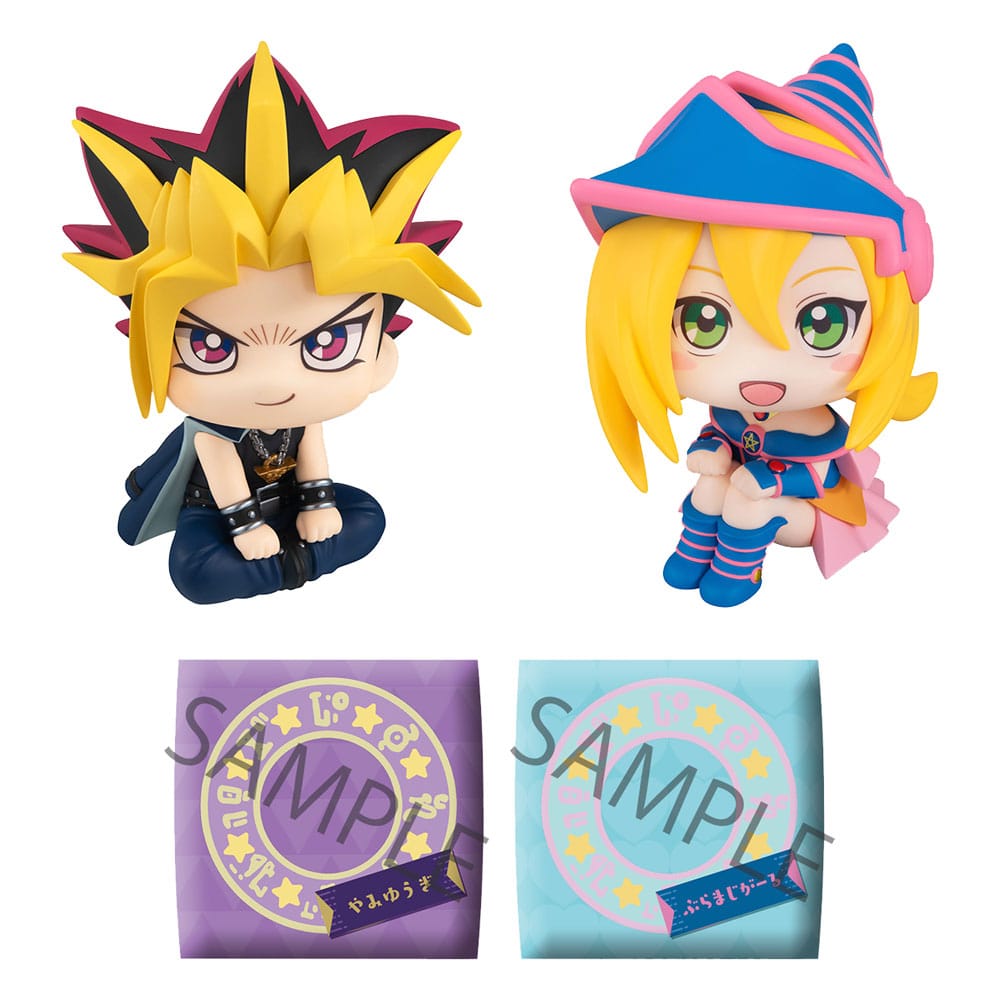 Yu-Gi-Oh! <br> Duel Monsters Look Up PVC Statue <br> Yami Yugi & Dark Magician Girl Set 11cm - God Of Cards