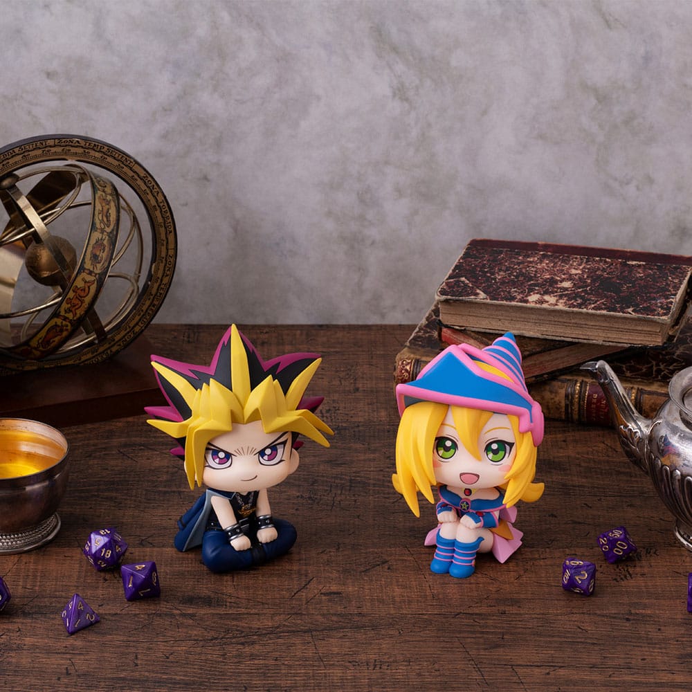 Yu-Gi-Oh! <br> Duel Monsters Look Up PVC Statue <br> Yami Yugi & Dark Magician Girl Set 11cm - God Of Cards