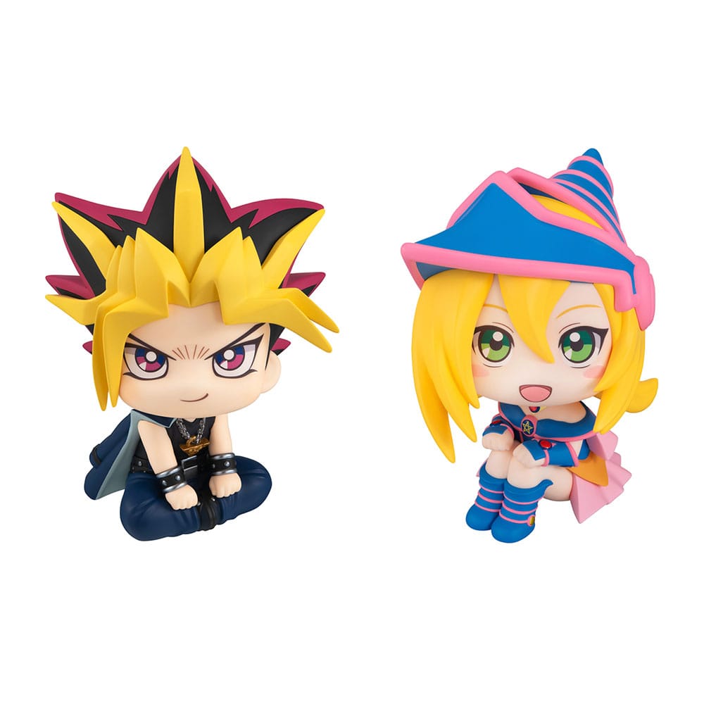 Yu-Gi-Oh! <br> Duel Monsters Look Up PVC Statue <br> Yami Yugi & Dark Magician Girl Set 11cm - God Of Cards
