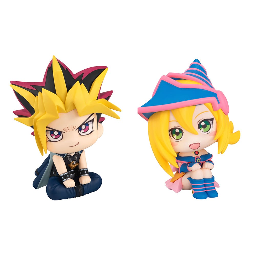 Yu-Gi-Oh! <br> Duel Monsters Look Up PVC Statue <br> Yami Yugi & Dark Magician Girl Set 11cm - God Of Cards
