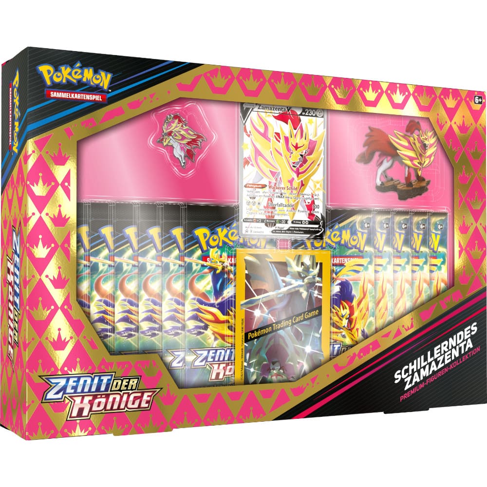 God of Cards: Pokemon Zenit der Könige Figur Kollektion Zamazenta Produktbild