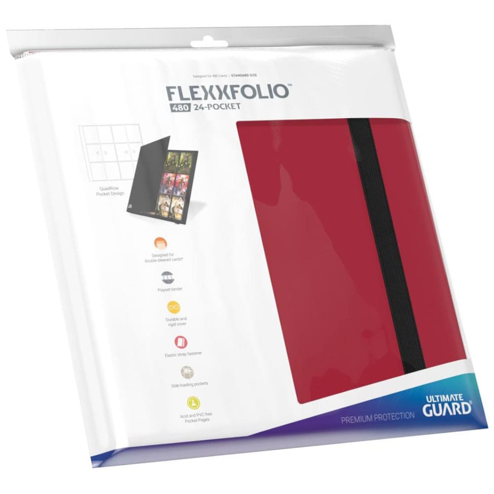 God of Cards: Ultimate Guard Flexxfolio 480 (Quadrow) 24-Pocket Rot Produktbild