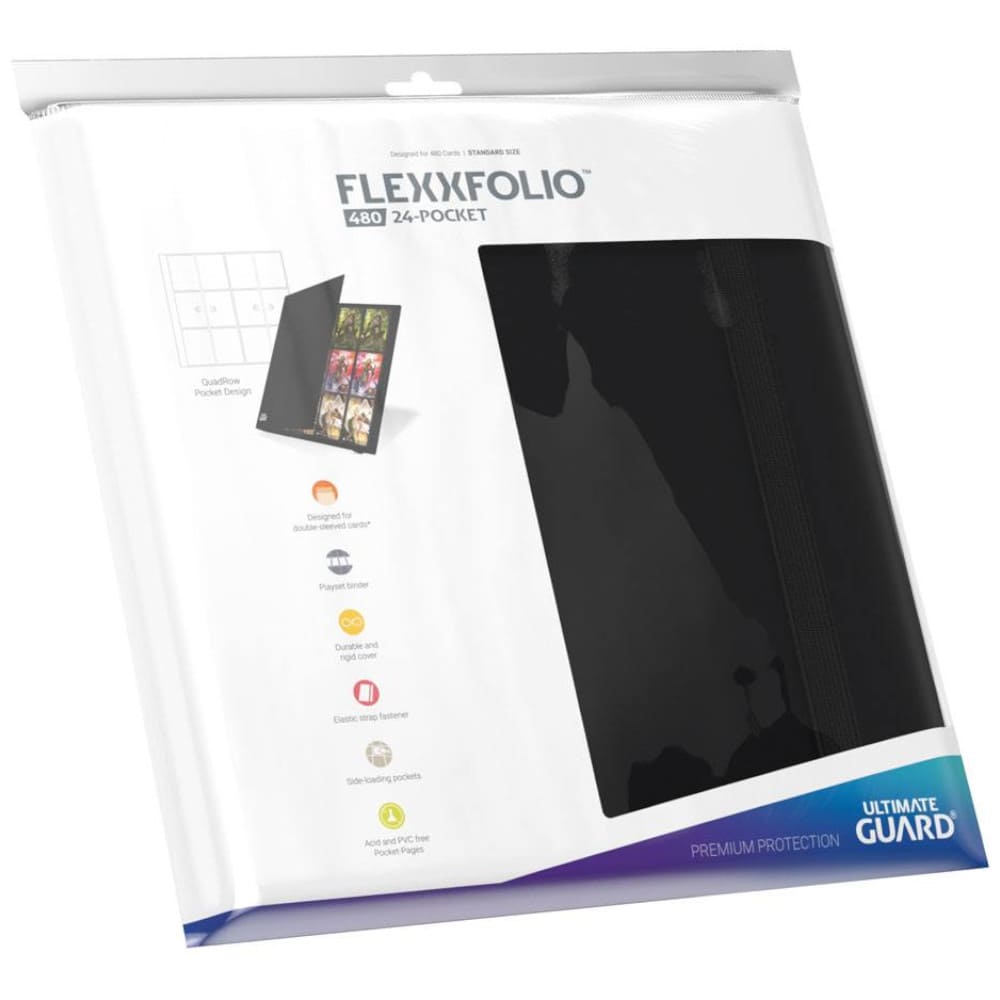 God of Cards: Ultimate Guard Flexxfolio 480 (Quadrow) 24-Pocket Schwarz Produktbild