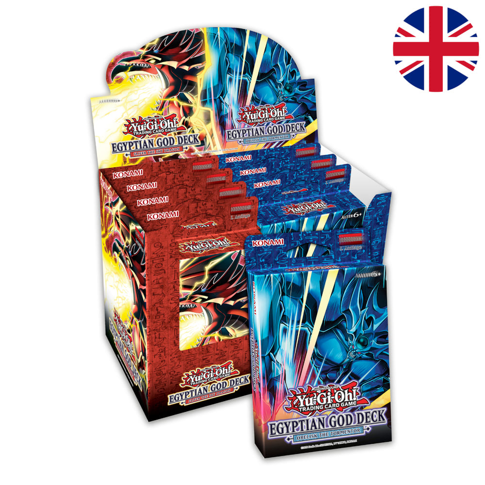 God of Cards: Yugioh Egyptian God Obelisk Englisch Display Produktbild