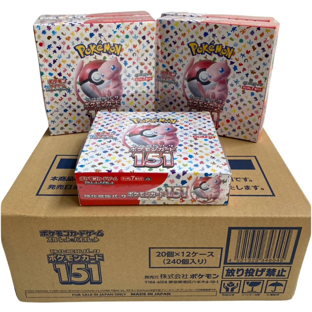 Pokemon <br> 151 <br> Case (12 Displays) <br> Japanisch