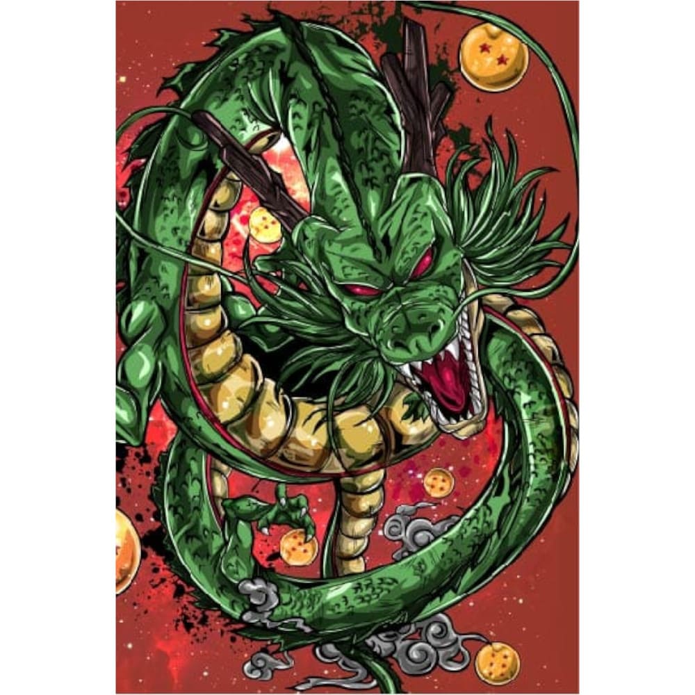 Acrylic Art <br> Dragon Ball <br> Bape Dragon God - God Of Cards