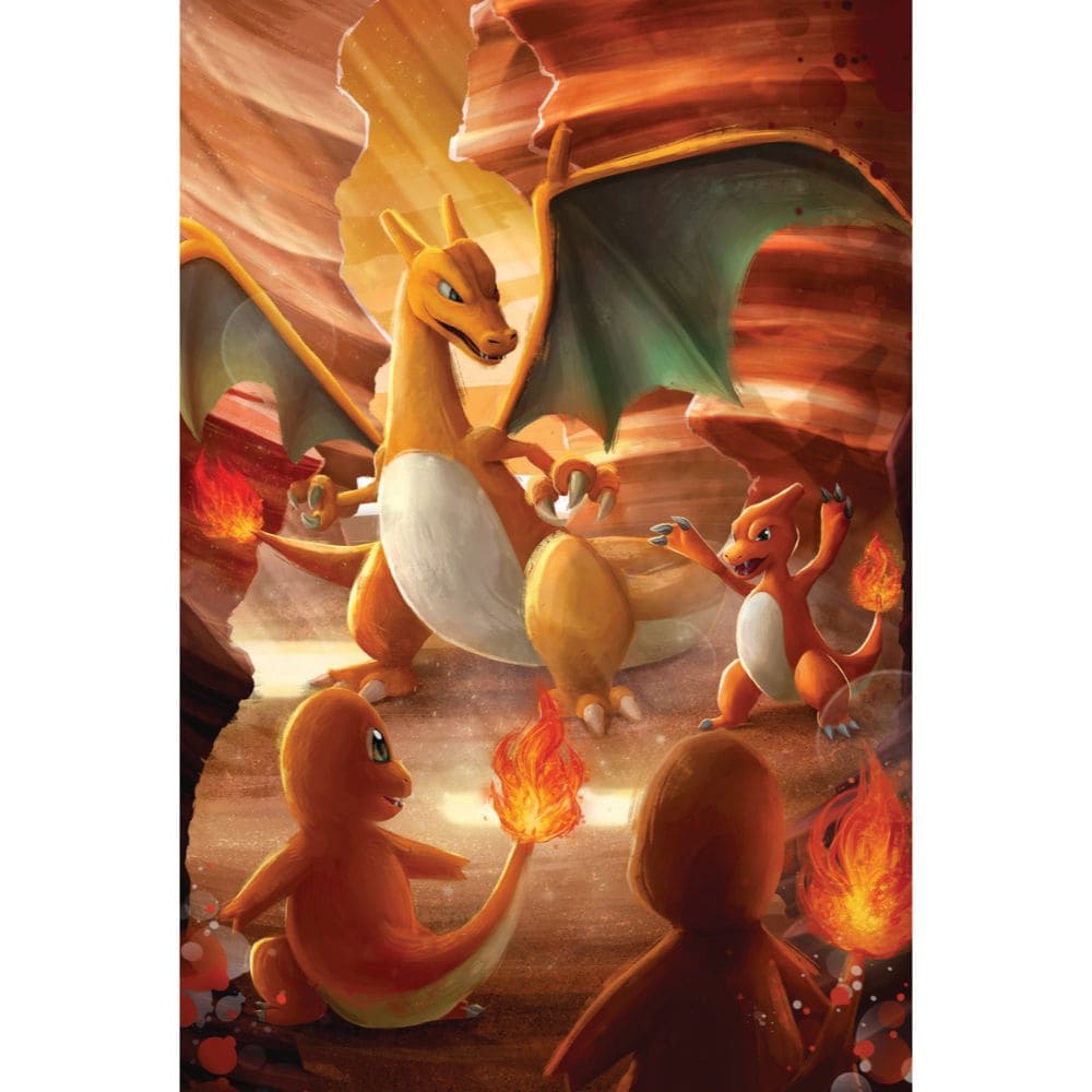 God of Cards: Acrylic Art Pokemon Fire Charme Produktbild
